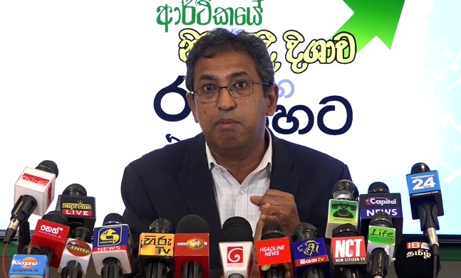 සජබ  ආර්ථික දැක්ම ඩොලර් ණය කන්දක් වෙනුවට ඩොලර් සංචිත කන්දක් ඇති කිරීමයි