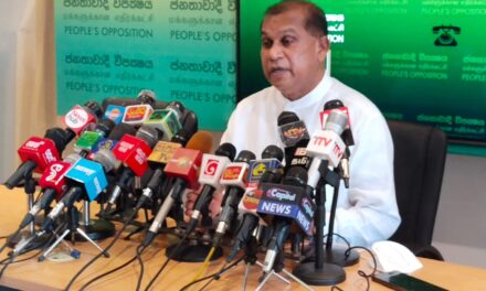 අද රටේ  ප්‍රධාන ප්‍රශ්න තුනක් ගැන සජබ මහලේකම් කියයි