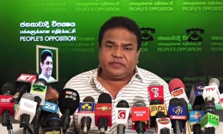 විදුලිබල ඇමතිවරයා ආදුරේ අතපත ගානවා – තෙල් නැත්තම් විදුලිය කැපීම ප්‍රශ්නයට විසඳුමක් නෙමෙයි – පී.හැරිසන් කියයි