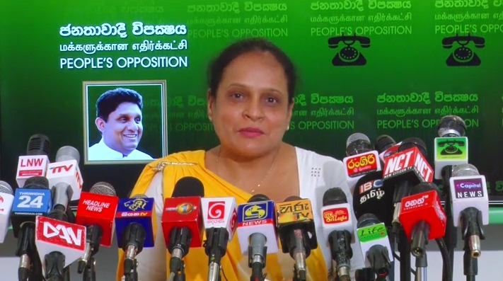 ශීත කාමර වලින් එළියට එන්න ආණ්ඩුවේ  මැති ඇමැතිවරුන්ට රෝහිණි කියයි – රට පුරාම අත්‍යවශ්‍ය භාණ්ඩ වල හිගයක්