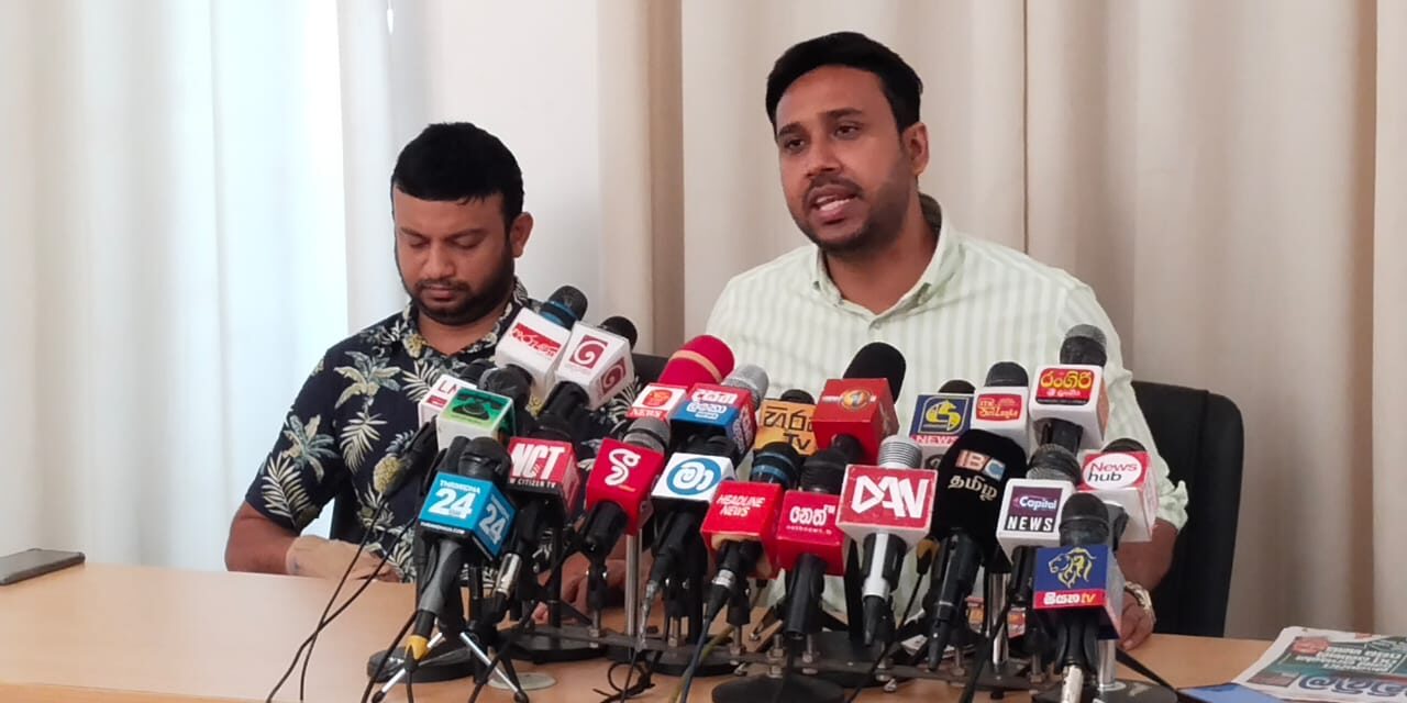 විපක්ෂ නායක කාර්යාලයේ අද (17)පැවති මාධ්‍ය හමුවේ දී හෝමාගම ප්‍රධාන සංවිධායක එරන්ද වැලියංග මහතා දැක්වූ අදහස්