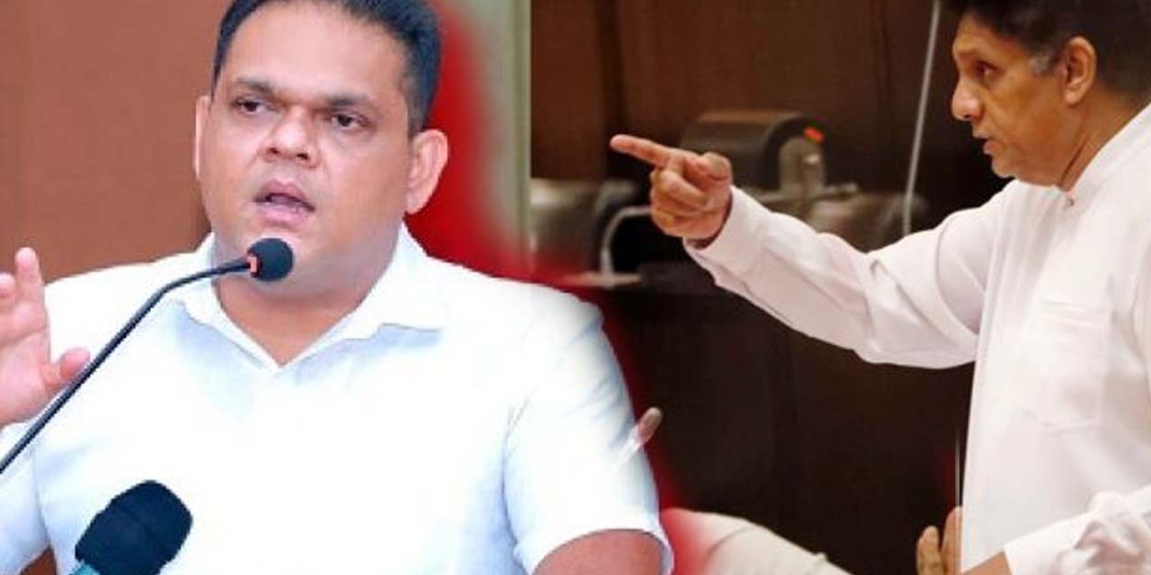 රාජ්‍ය ඇමති ෂෙහාන්ට විපක්ෂ නායකගෙන් ඉංග්‍රීසි පාඩමක්