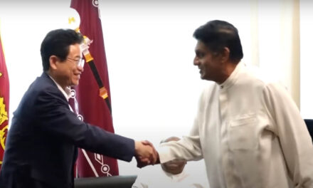 දකුණු කොරියානු දූත පිරිසක් විපක්ෂ නායක සජිත් හමුවෙයි (VIDEO)