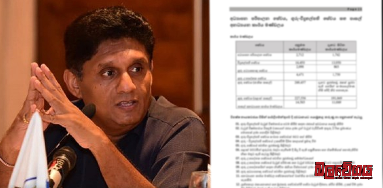 ගෞරවනීය රාජ්‍ය සේවයක් උදෙසා කයිවාරුවට එහා ගිය නිශ්චිත විසඳුම් සජිත්ගෙන්